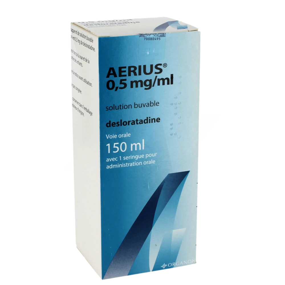 AERIUS ® Desloratadine (Gélules pédiatriques uniquement)